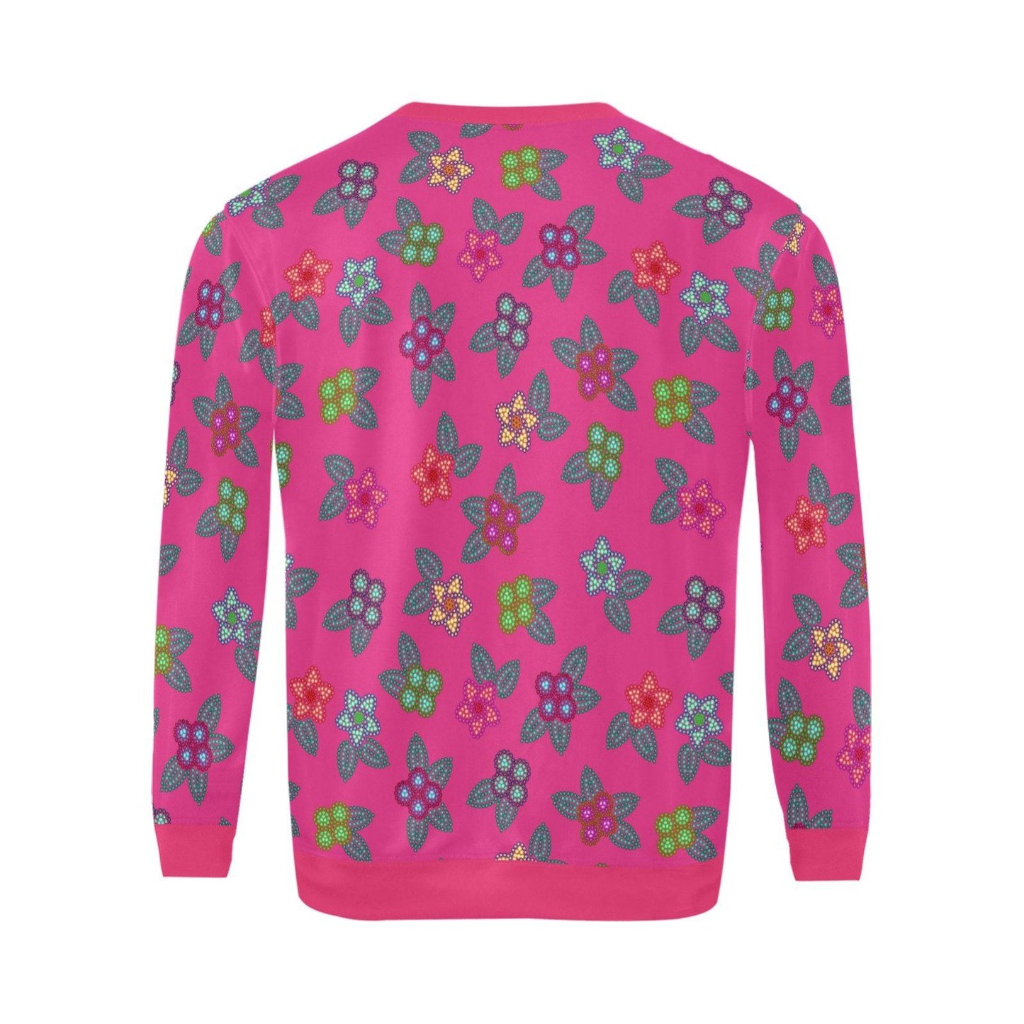 Berry Flowers All Over Print Crewneck Sweatshirt for Men (Model H18) shirt e-joyer 