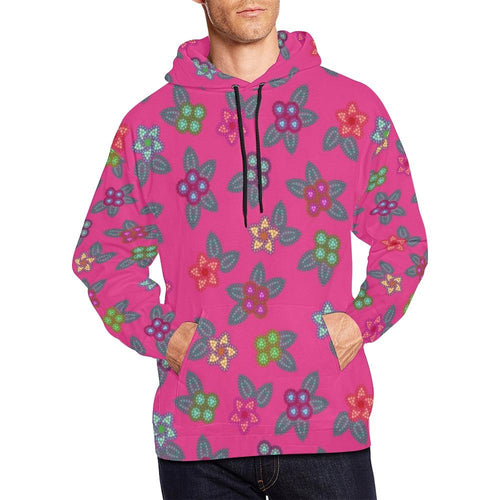 Berry Flowers All Over Print Hoodie for Men (USA Size) (Model H13) All Over Print Hoodie for Men (H13) e-joyer 