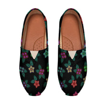 Load image into Gallery viewer, Berry Flowers Black Casual Unisex Slip On Shoe Herman 
