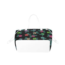 Load image into Gallery viewer, Berry Flowers Black Clover Canvas Tote Bag (Model 1661) Clover Canvas Tote Bag (1661) e-joyer 
