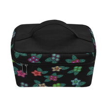 Load image into Gallery viewer, Berry Flowers Black Cosmetic Bag/Large (Model 1658) Cosmetic Bag e-joyer 
