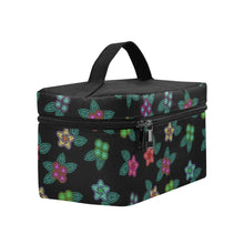 Load image into Gallery viewer, Berry Flowers Black Cosmetic Bag/Large (Model 1658) Cosmetic Bag e-joyer 
