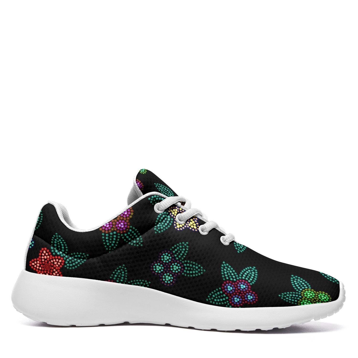 Berry Flowers Black Ikkaayi Sport Sneakers ikkaayi Herman 