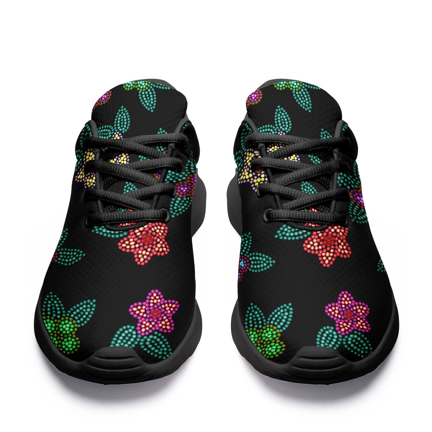 Berry Flowers Black Ikkaayi Sport Sneakers ikkaayi Herman 