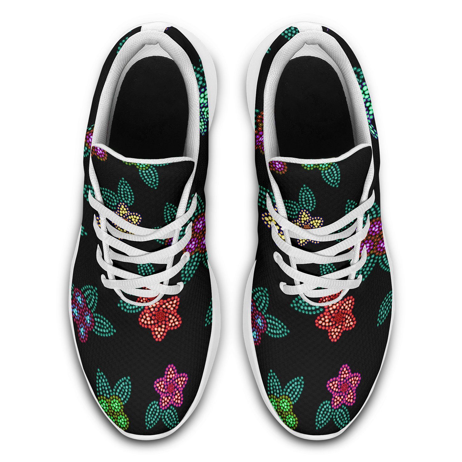 Berry Flowers Black Ikkaayi Sport Sneakers ikkaayi Herman 