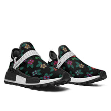 Load image into Gallery viewer, Berry Flowers Black Okaki Sneakers Shoes Herman 
