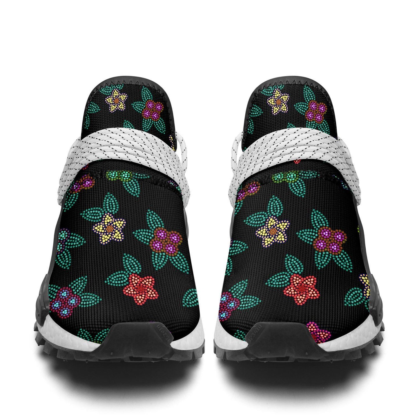 Berry Flowers Black Okaki Sneakers Shoes Herman 