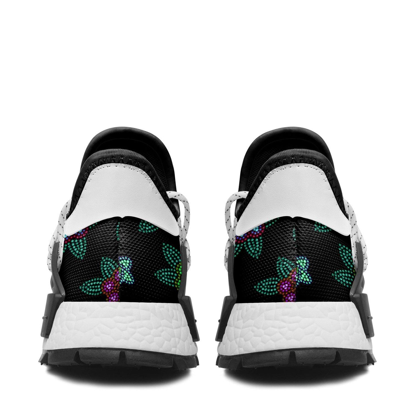 Berry Flowers Black Okaki Sneakers Shoes Herman 