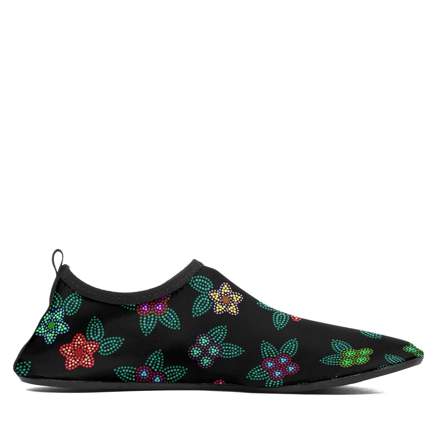 Berry Flowers Black Sockamoccs Slip On Shoes Herman 