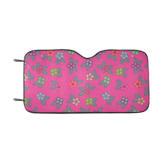 Berry Flowers Car Sun Shade 55"x30" Car Sun Shade e-joyer 