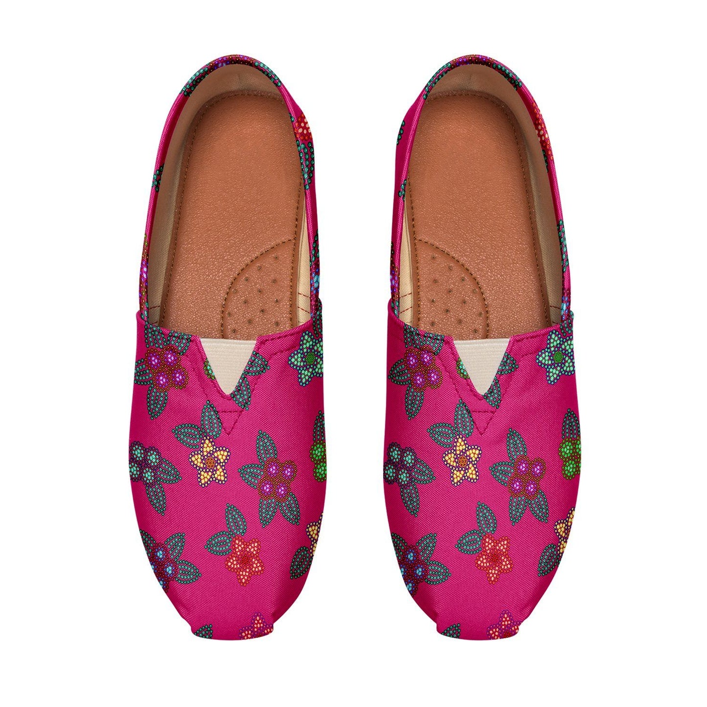 Berry Flowers Casual Unisex Slip On Shoe Herman 