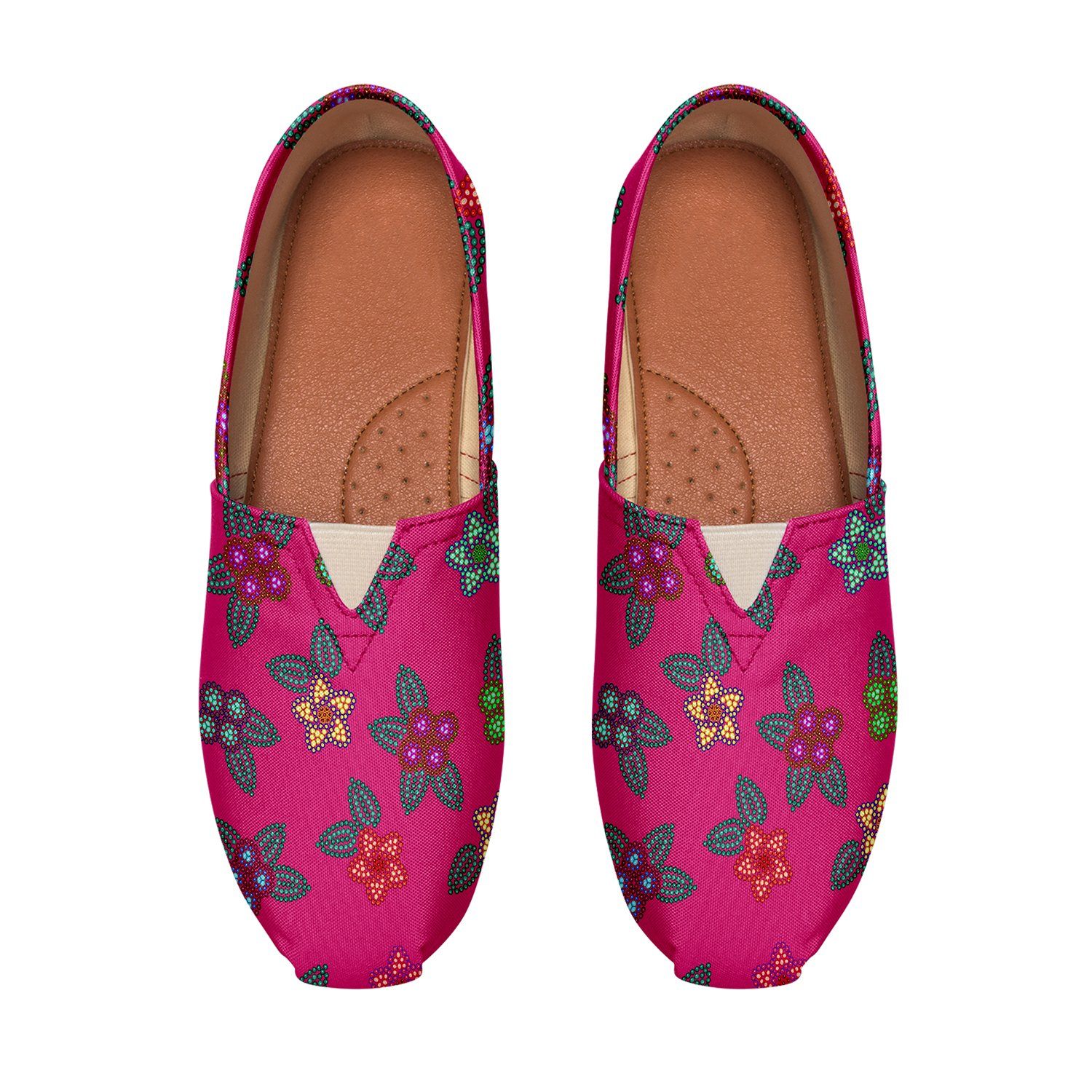 Berry Flowers Casual Unisex Slip On Shoe Herman 