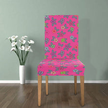 Load image into Gallery viewer, Berry Flowers Chair Cover (Pack of 4) Chair Cover (Pack of 4) e-joyer 
