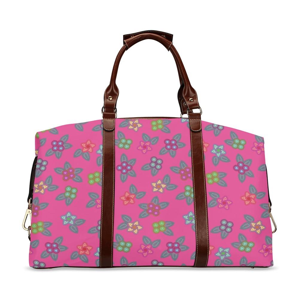 Berry Flowers Classic Travel Bag (Model 1643) Remake Classic Travel Bags (1643) e-joyer 