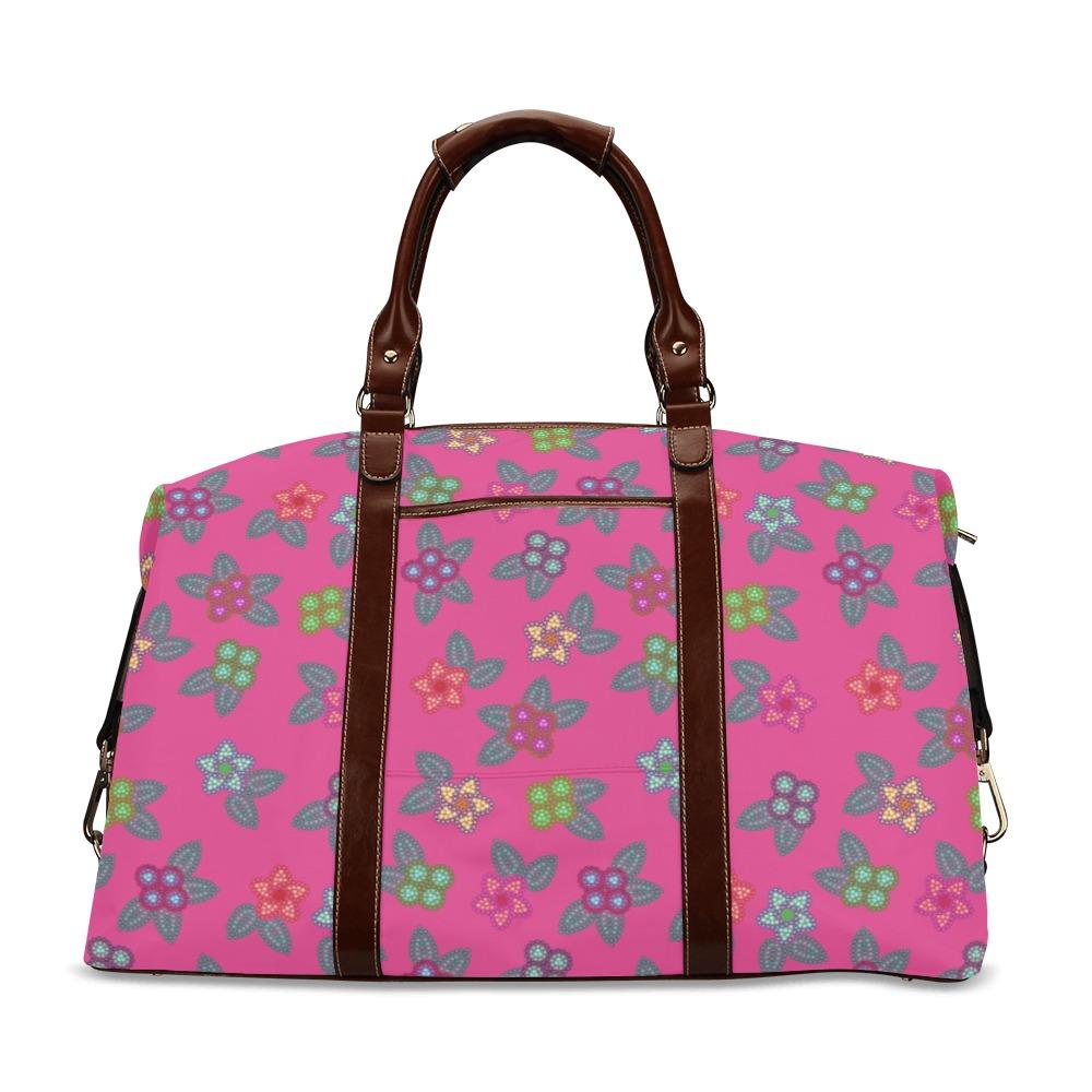 Berry Flowers Classic Travel Bag (Model 1643) Remake Classic Travel Bags (1643) e-joyer 