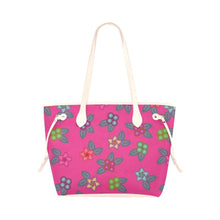 Load image into Gallery viewer, Berry Flowers Clover Canvas Tote Bag (Model 1661) Clover Canvas Tote Bag (1661) e-joyer 
