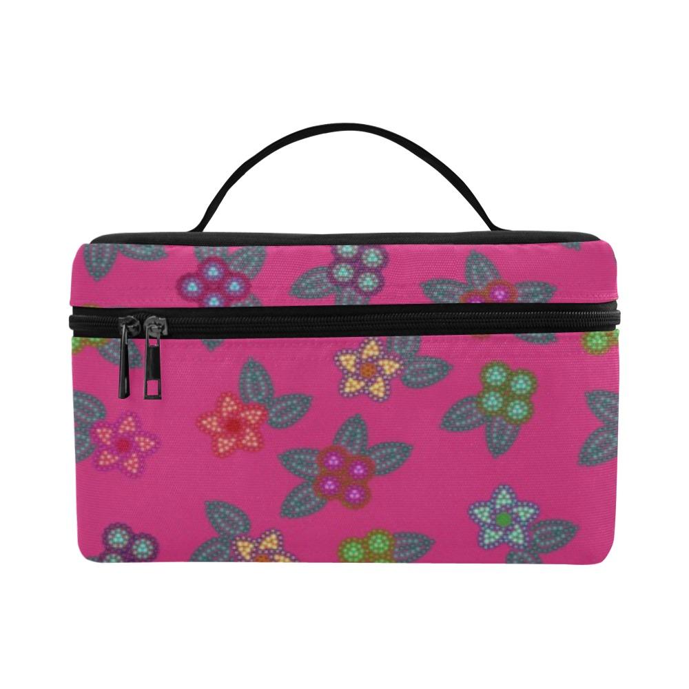 Berry Flowers Cosmetic Bag/Large (Model 1658) Cosmetic Bag e-joyer 