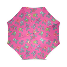 Load image into Gallery viewer, Berry Flowers Foldable Umbrella (Model U01) Foldable Umbrella e-joyer 
