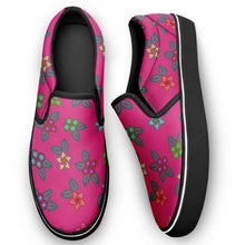 Load image into Gallery viewer, Berry Flowers Otoyimm Canvas Slip On Shoes otoyimm Herman 
