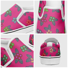 Load image into Gallery viewer, Berry Flowers Otoyimm Canvas Slip On Shoes otoyimm Herman 
