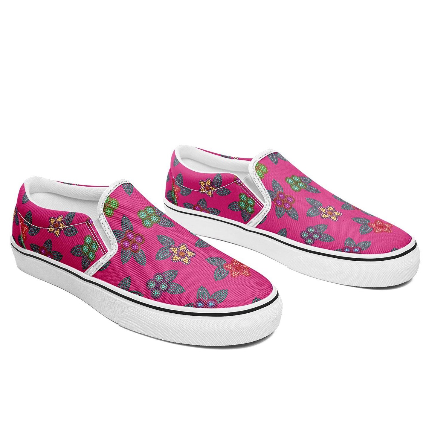 Berry Flowers Otoyimm Canvas Slip On Shoes otoyimm Herman 