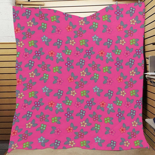 Berry Flowers Quilt 70"x80" Quilt 70"x80" e-joyer 