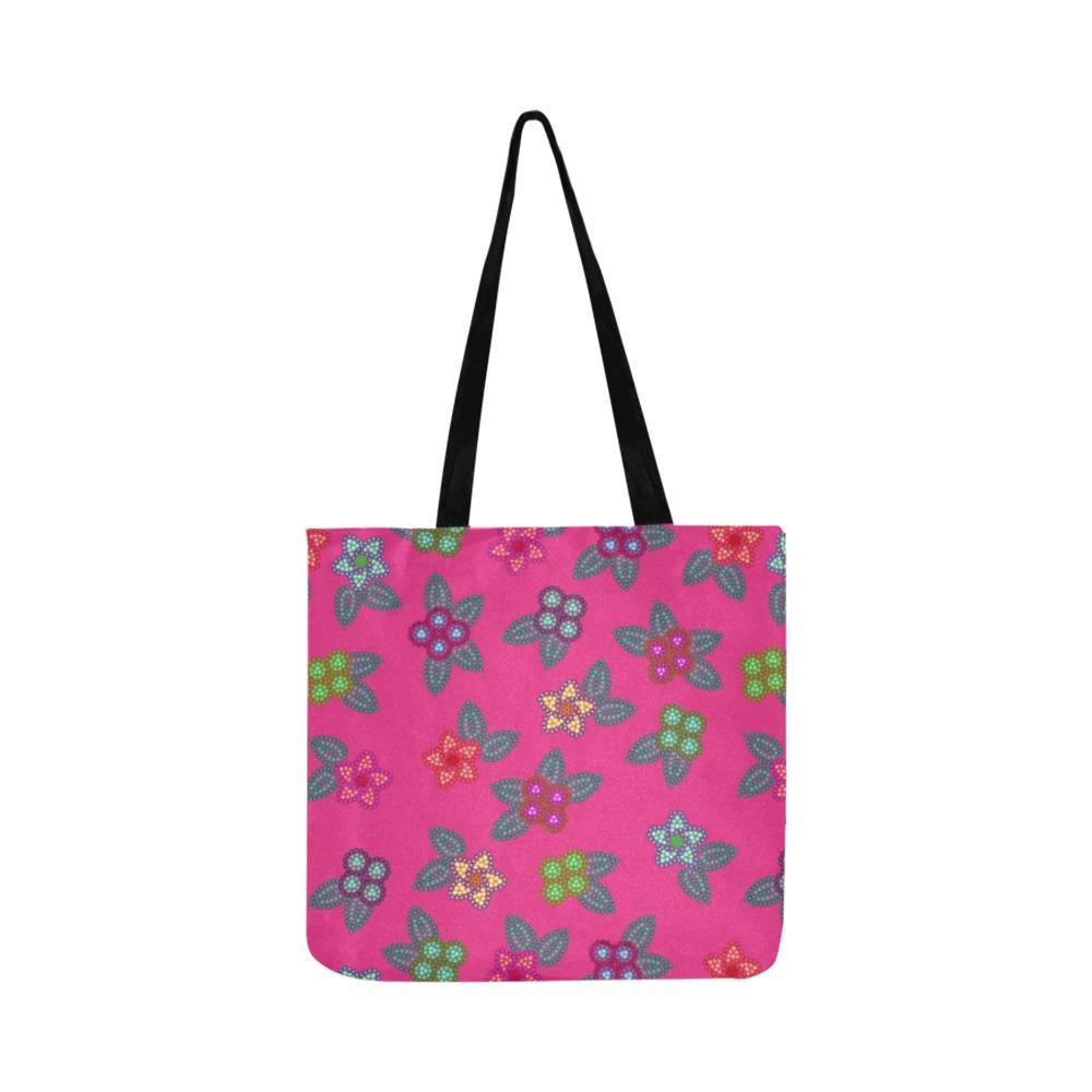 Berry Flowers Reusable Shopping Bag Model 1660 (Two sides) Shopping Tote Bag (1660) e-joyer 