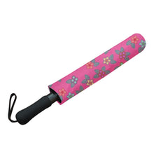 Load image into Gallery viewer, Berry Flowers Semi-Automatic Foldable Umbrella (Model U05) Semi-Automatic Foldable Umbrella e-joyer 
