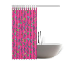 Load image into Gallery viewer, Berry Flowers Shower Curtain 60&quot;x72&quot; Shower Curtain 60&quot;x72&quot; e-joyer 
