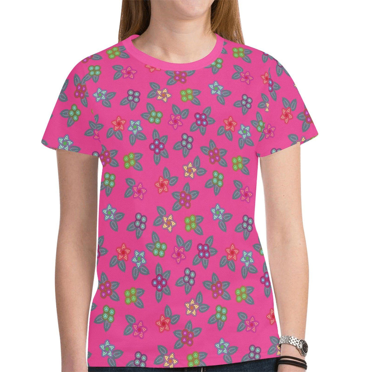 Berry Flowers Tee – Women's T-Shirt by 49 Dzine