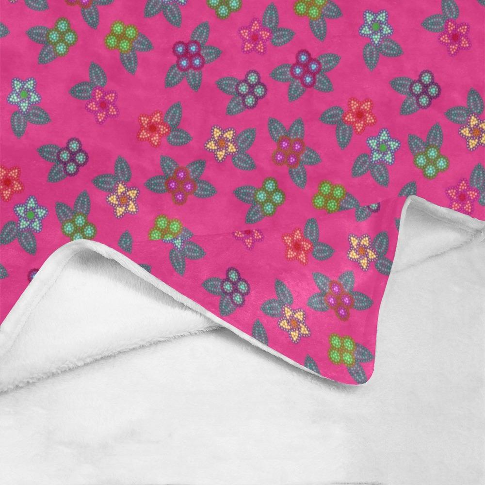 Berry Flowers Ultra-Soft Micro Fleece Blanket 40"x50" Ultra-Soft Blanket 40''x50'' e-joyer 