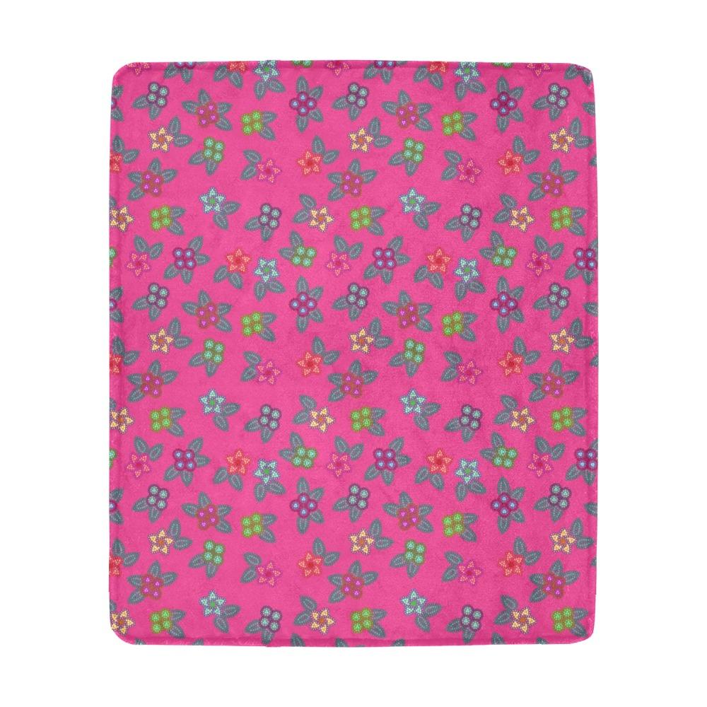 Berry Flowers Ultra-Soft Micro Fleece Blanket 50