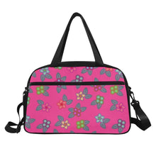 Load image into Gallery viewer, Berry Flowers Weekend Travel Bag (Model 1671) bag e-joyer 
