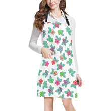 Load image into Gallery viewer, Berry Flowers White All Over Print Apron All Over Print Apron e-joyer 
