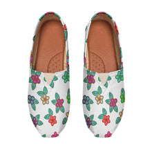 Load image into Gallery viewer, Berry Flowers White Casual Unisex Slip On Shoe Herman 
