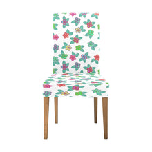 Load image into Gallery viewer, Berry Flowers White Chair Cover (Pack of 4) Chair Cover (Pack of 4) e-joyer 
