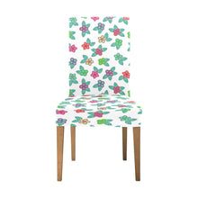 Load image into Gallery viewer, Berry Flowers White Chair Cover (Pack of 6) Chair Cover (Pack of 6) e-joyer 
