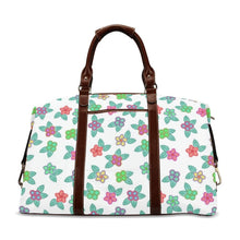 Load image into Gallery viewer, Berry Flowers White Classic Travel Bag (Model 1643) Remake Classic Travel Bags (1643) e-joyer 
