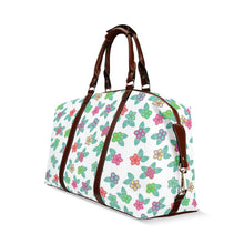 Load image into Gallery viewer, Berry Flowers White Classic Travel Bag (Model 1643) Remake Classic Travel Bags (1643) e-joyer 
