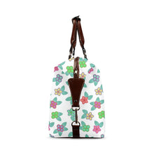 Load image into Gallery viewer, Berry Flowers White Classic Travel Bag (Model 1643) Remake Classic Travel Bags (1643) e-joyer 
