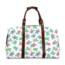 Load image into Gallery viewer, Berry Flowers White Classic Travel Bag (Model 1643) Remake Classic Travel Bags (1643) e-joyer 
