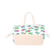 Load image into Gallery viewer, Berry Flowers White Clover Canvas Tote Bag (Model 1661) Clover Canvas Tote Bag (1661) e-joyer 
