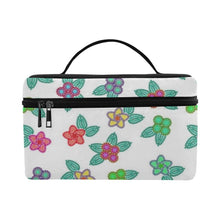 Load image into Gallery viewer, Berry Flowers White Cosmetic Bag/Large (Model 1658) Cosmetic Bag e-joyer 
