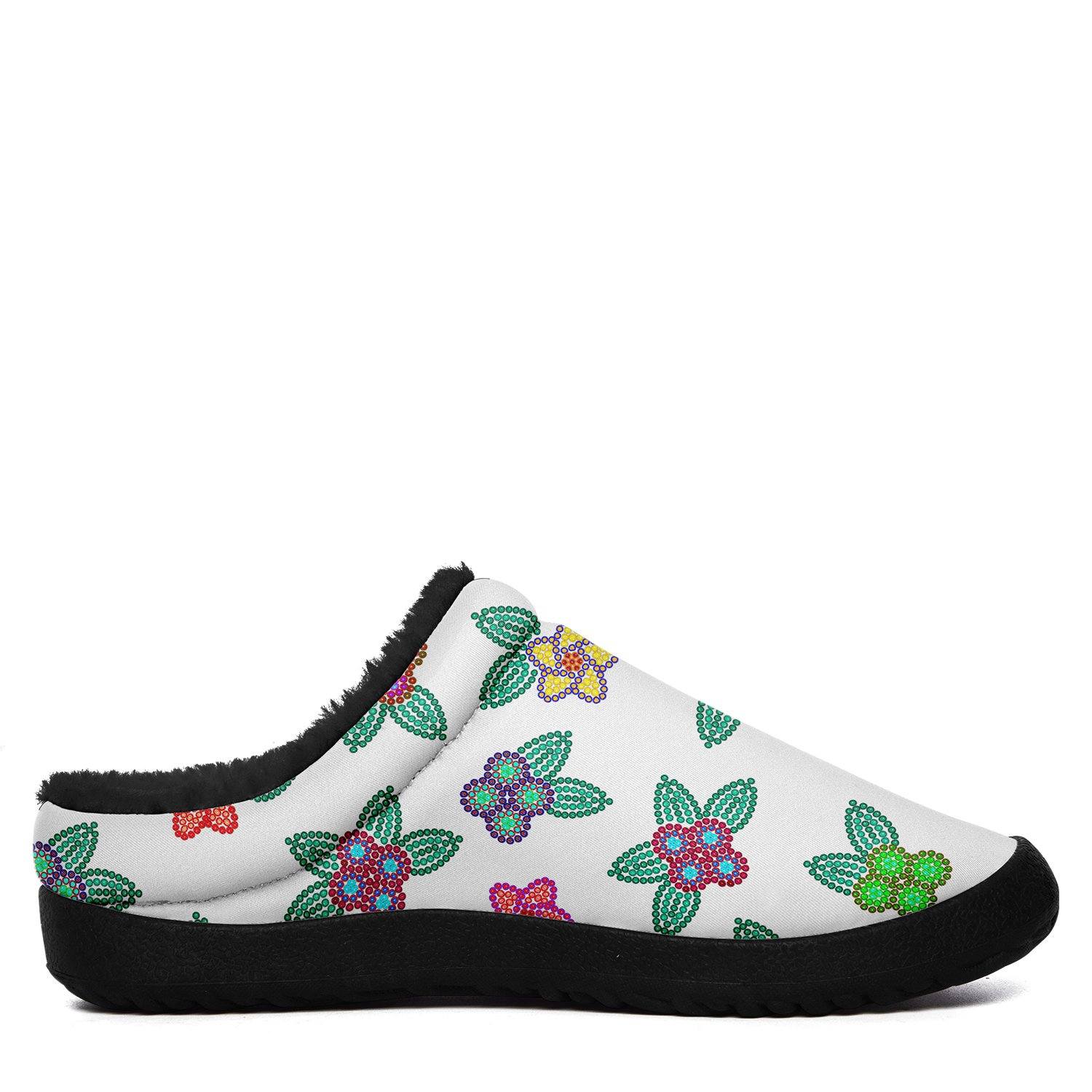 Berry Flowers White Ikinnii Indoor Slipper 49 Dzine 