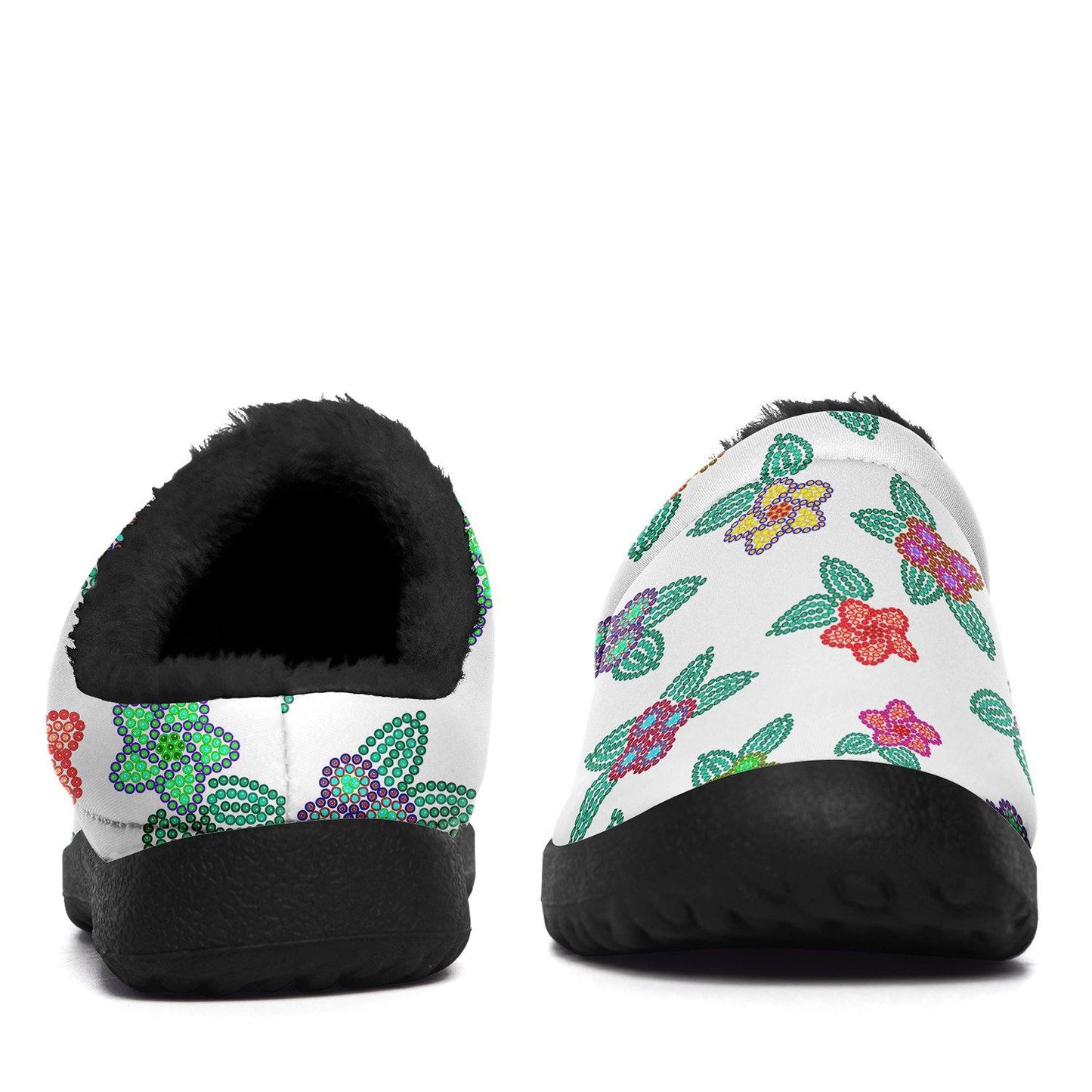 Berry Flowers White Ikinnii Indoor Slipper 49 Dzine 