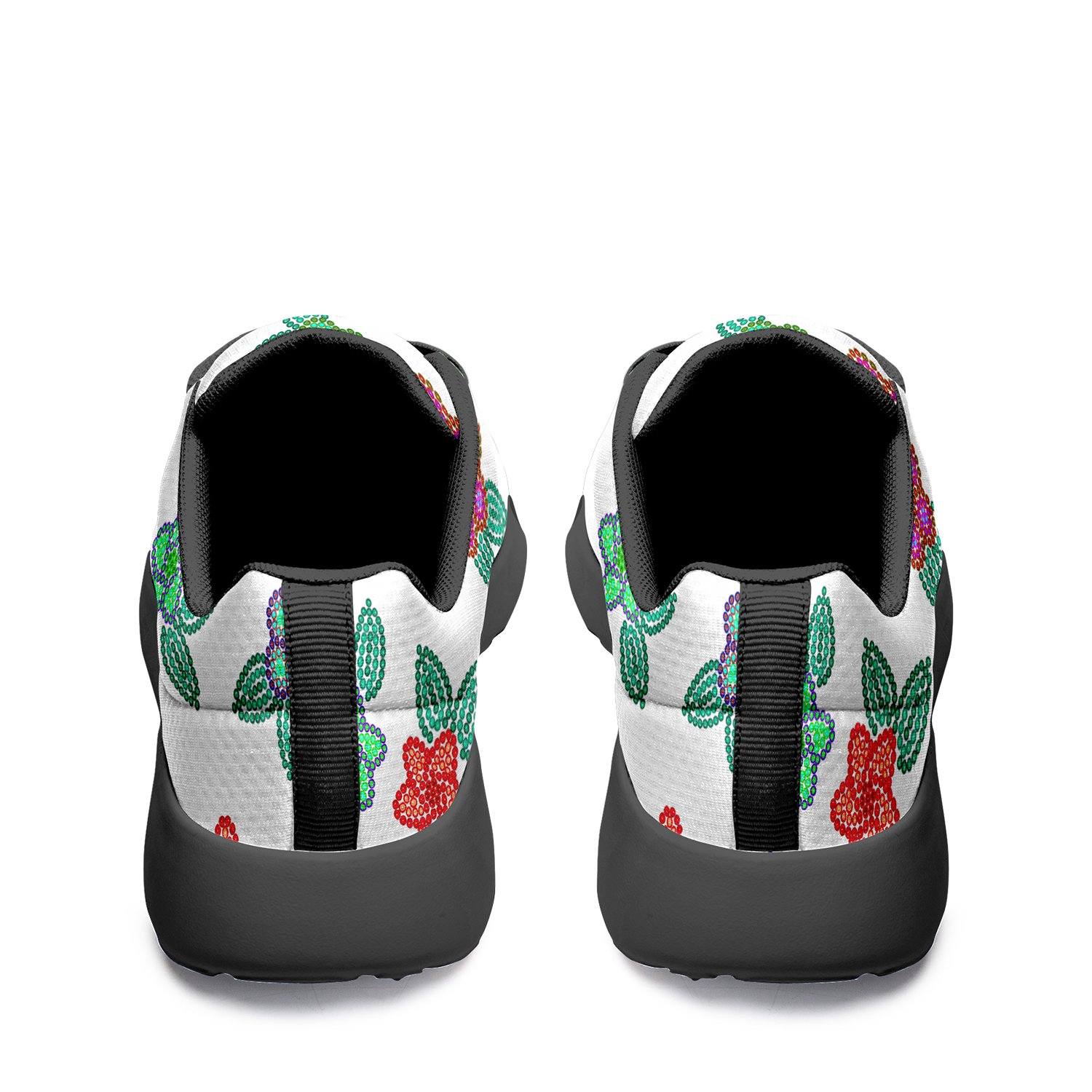 Berry Flowers White Ikkaayi Sport Sneakers ikkaayi Herman 