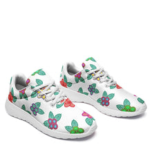 Load image into Gallery viewer, Berry Flowers White Ikkaayi Sport Sneakers ikkaayi Herman 
