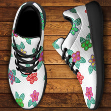 Load image into Gallery viewer, Berry Flowers White Ikkaayi Sport Sneakers ikkaayi Herman 
