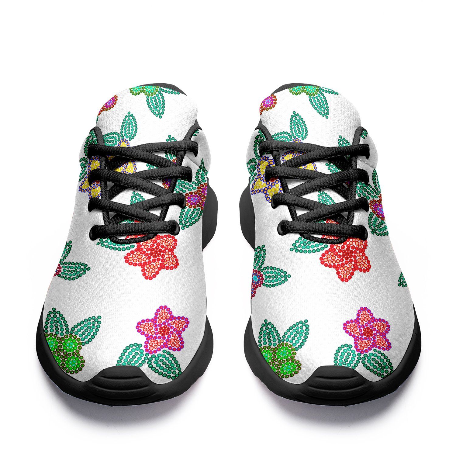 Berry Flowers White Ikkaayi Sport Sneakers ikkaayi Herman 