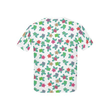 Load image into Gallery viewer, Berry Flowers White Kids&#39; All Over Print T-shirt (USA Size) (Model T40) All Over Print T-shirt for Kid (T40) e-joyer 
